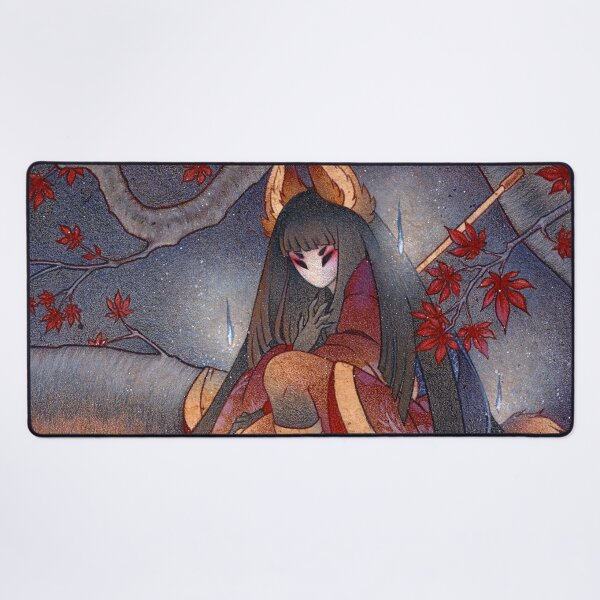 Item preview, Japanese Maple Kitsune with Lantern designed and sold by TeaKitsune.