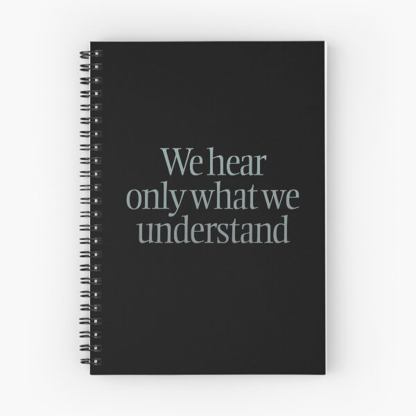 Item preview, We hear only what we understand. v.4 designed and sold by x1brett.