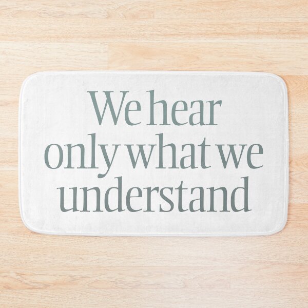 Item preview, We hear only what we understand. v.4 designed and sold by x1brett.