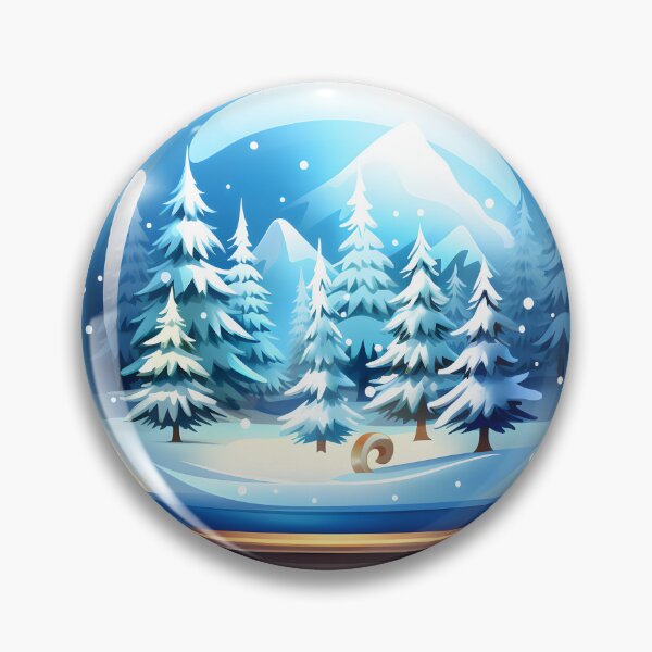 Item preview, Christmas globe, snow covering the trees in a globe.  designed and sold by maii7879.