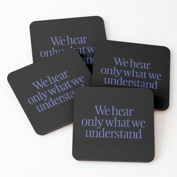 Item preview, We hear only what we understand. v.5 designed and sold by x1brett.