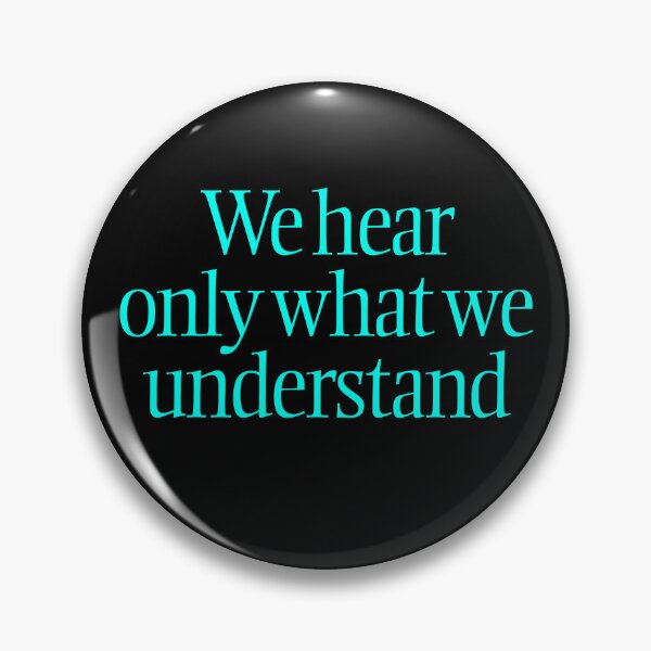 Item preview, We hear only what we understand. v.6 designed and sold by x1brett.