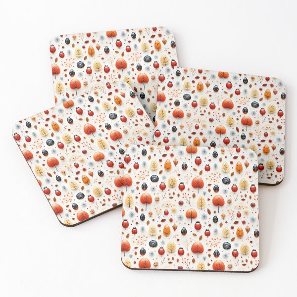 Item preview, Autumn Ladybugs PNG image designed and sold by Lorraine Cozy Corner.