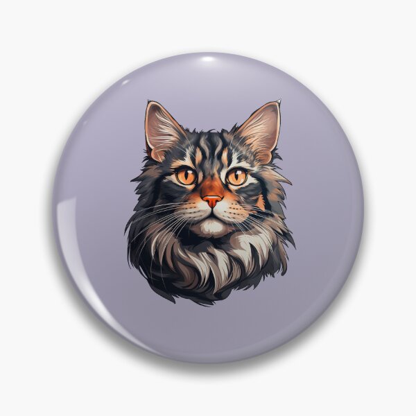 Artikelvorschau, Maine-Coon-Katzen-Haustierportrait entworfen und verkauft von FoxTreeDesign.
