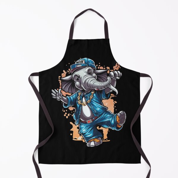 Item preview, Elephant breakdancing - he cuts a good figure designed and sold by WallGemsArt.