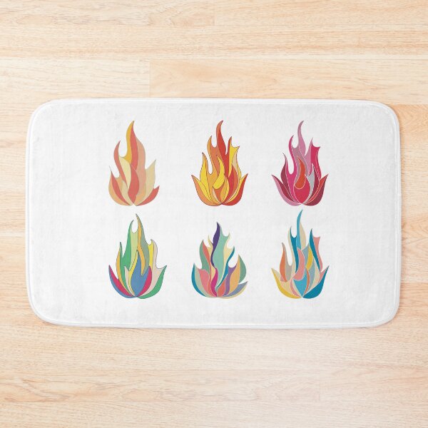 Item preview, Abstract Flame Wall Art – Bold Fire Line Drawing Collection designed and sold by iampaulmorris.