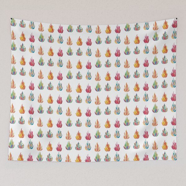 Item preview, Abstract Flame Wall Art – Bold Fire Line Drawing Collection designed and sold by iampaulmorris.