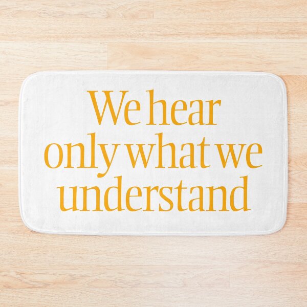 Item preview, We hear only what we understand. v.7 designed and sold by x1brett.