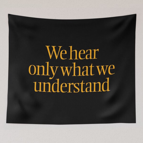 Item preview, We hear only what we understand. v.7 designed and sold by x1brett.