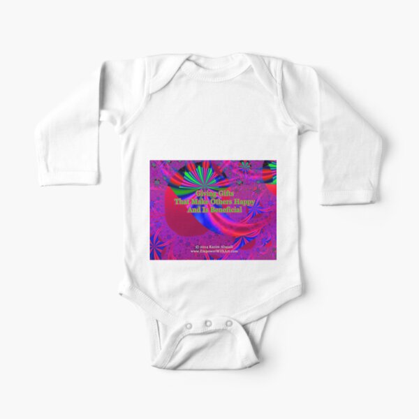 Giving Gifts That Make Others Happy And Is Beneficial Long Sleeve Baby One-Piece