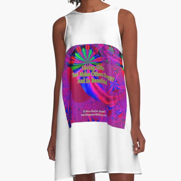 Giving Gifts That Make Others Happy And Is Beneficial A-Line Dress