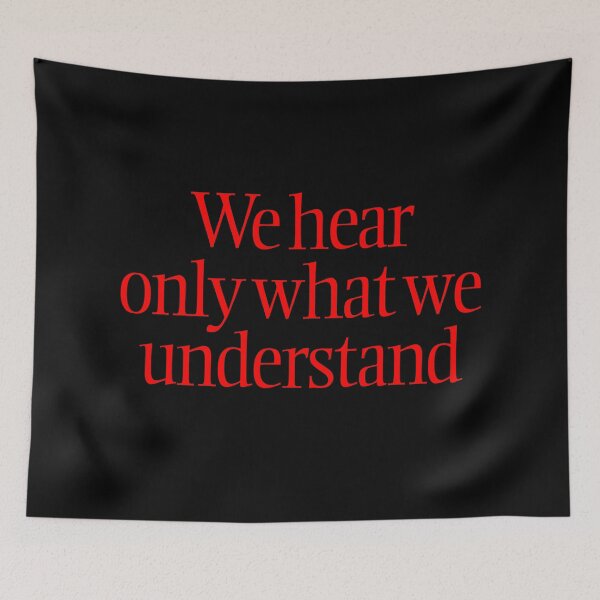 Item preview, We hear only what we understand. v.8 designed and sold by x1brett.
