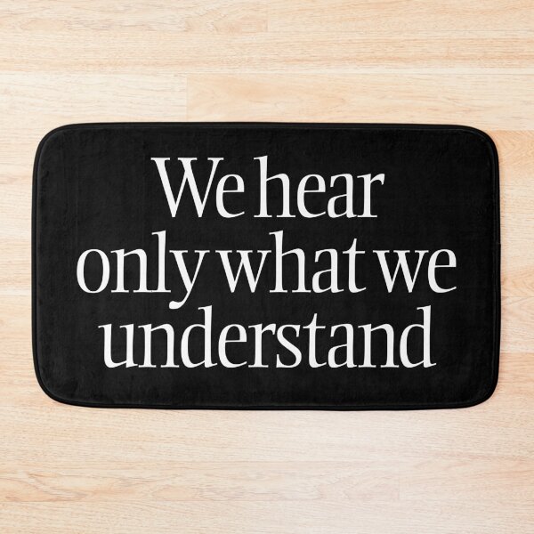 Item preview, We hear only what we understand. v.9 designed and sold by x1brett.