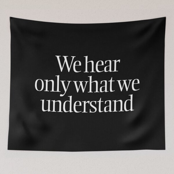 Item preview, We hear only what we understand. v.9 designed and sold by x1brett.