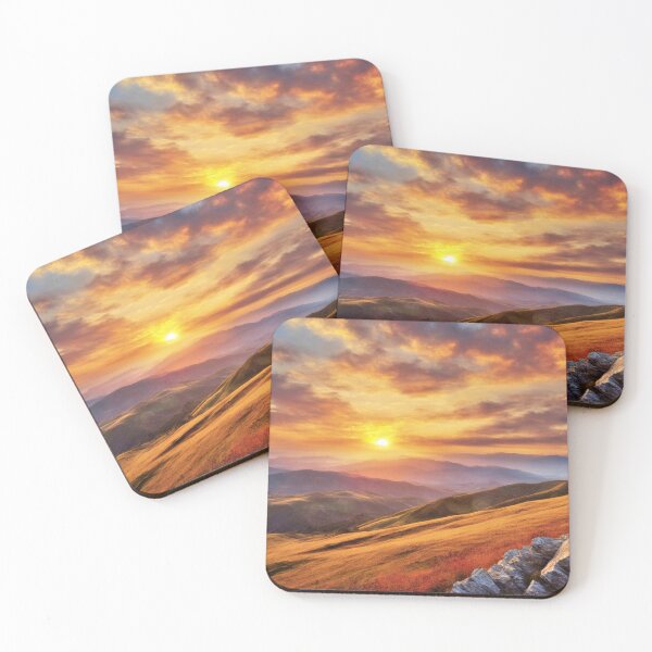 Item preview, Scenic View of Black Balsam forest at sunset designed and sold by ImgPrint.