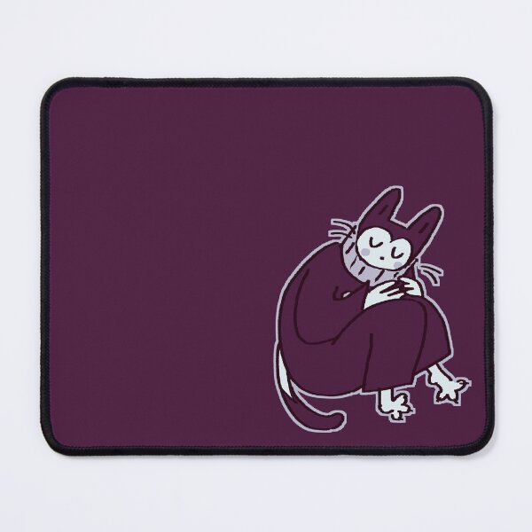 Item preview, cat pierrot sleeping soundly designed and sold by corkwas-here.