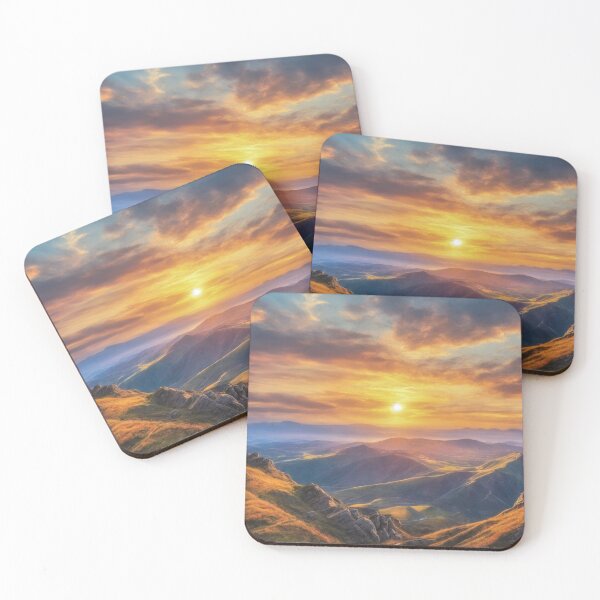 Item preview, Scenic View of Black Balsam forest at sunset designed and sold by ImgPrint.
