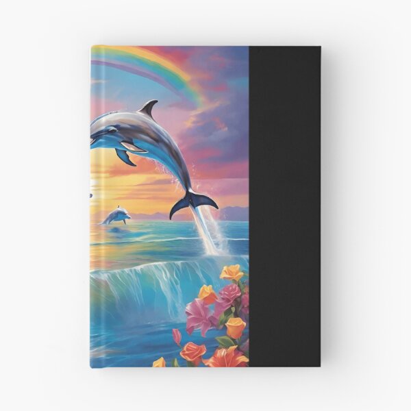 Item preview, Sunset Rainbow Dolphins designed and sold by Shiwwa.