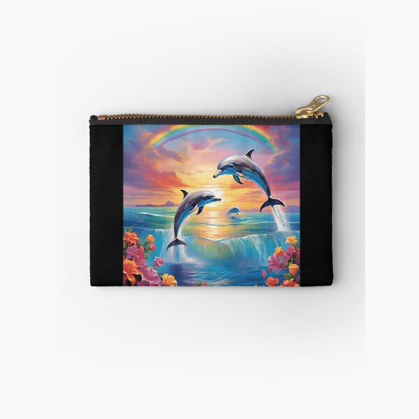 Item preview, Sunset Rainbow Dolphins designed and sold by Shiwwa.