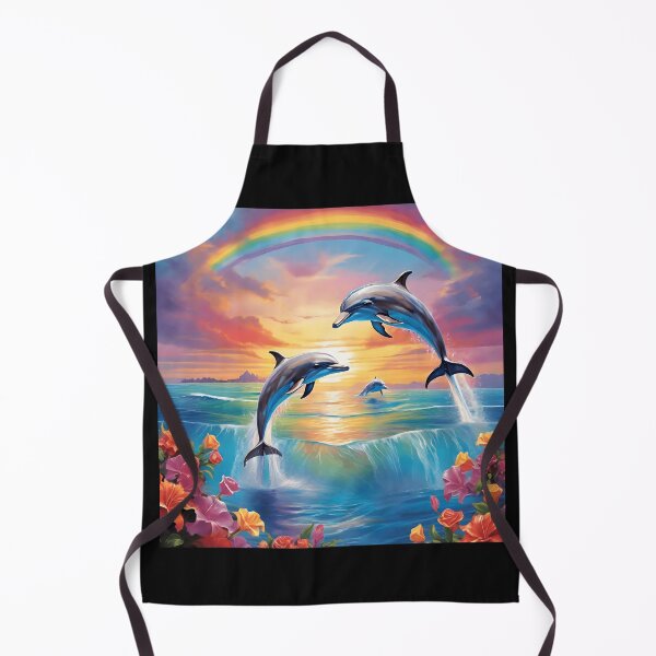 Item preview, Sunset Rainbow Dolphins designed and sold by Shiwwa.