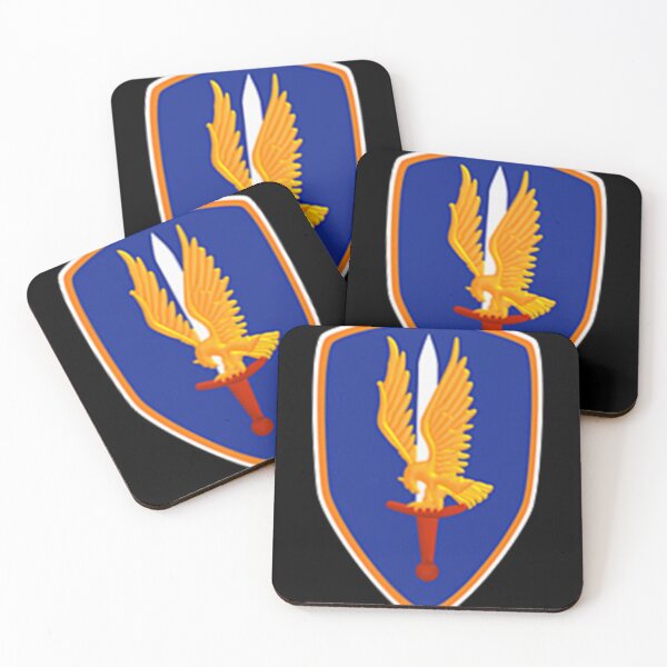 Item preview, 1st Aviation Brigade Veteran Patch Golden Hawks Pocket Xmas designed and sold by defabiosofxs.