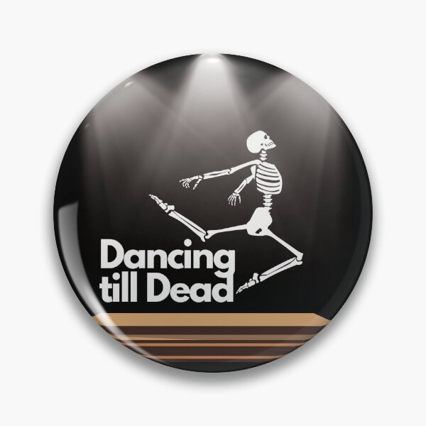 Item preview, Dancing till dead. Dancing Skeleton under the spotlight  designed and sold by Fr0mtheMachine.