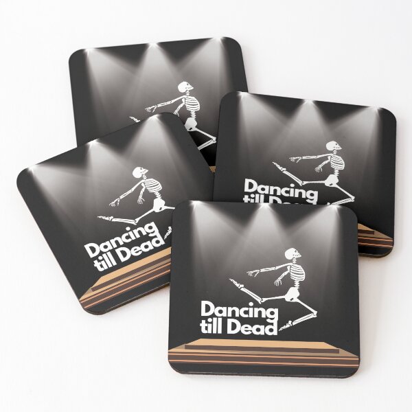 Item preview, Dancing till dead. Dancing Skeleton under the spotlight  designed and sold by Fr0mtheMachine.