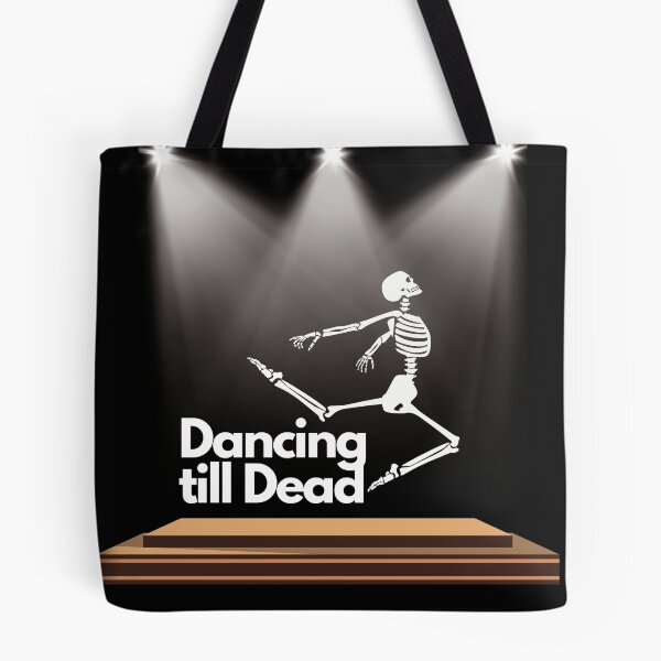 Item preview, Dancing till dead. Dancing Skeleton under the spotlight  designed and sold by Fr0mtheMachine.