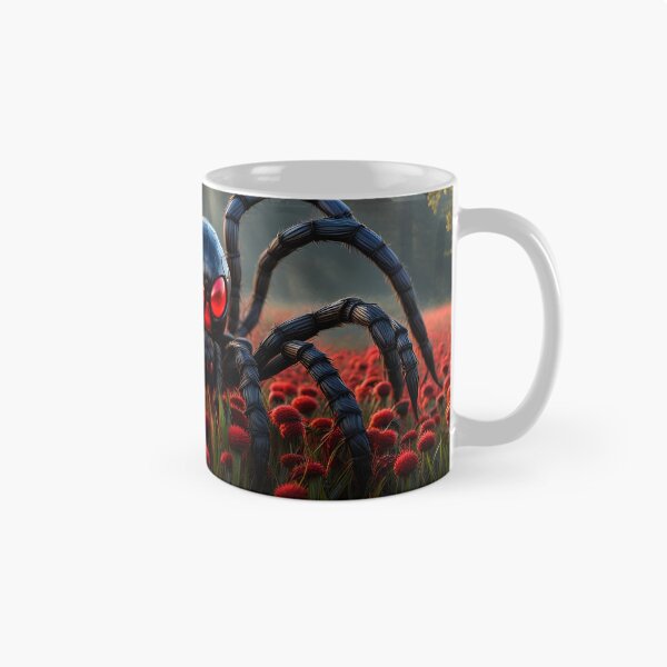 Item preview,  Spider in a red clover field AI text-to-image art designed and sold by Robyn C Michael.