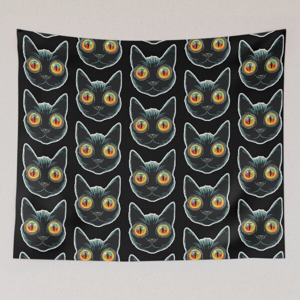 Item preview, psychedelic cat eyes designed and sold by Catophile.