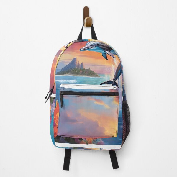 Item preview, Sunset Rainbow Dolphins designed and sold by Shiwwa.