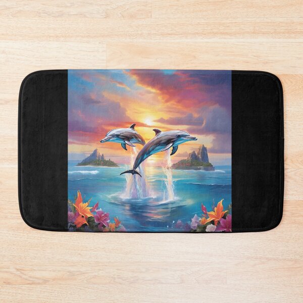 Item preview, Sunset Rainbow Dolphins designed and sold by Shiwwa.