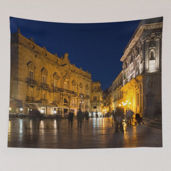 Item preview, Glossy Outdoor Living Room - Piazza Duomo in Syracuse Sicily Italy  designed and sold by Georgia Mizuleva.