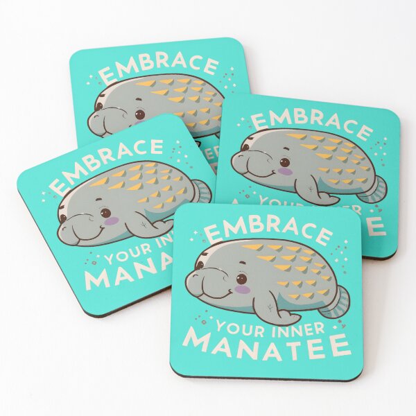 Item preview, Embrace Your Inner Manatee: Find Zen and Support Conservation designed and sold by SandbarTees.