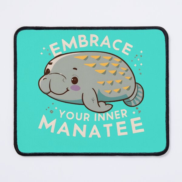 Item preview, Embrace Your Inner Manatee: Find Zen and Support Conservation designed and sold by SandbarTees.