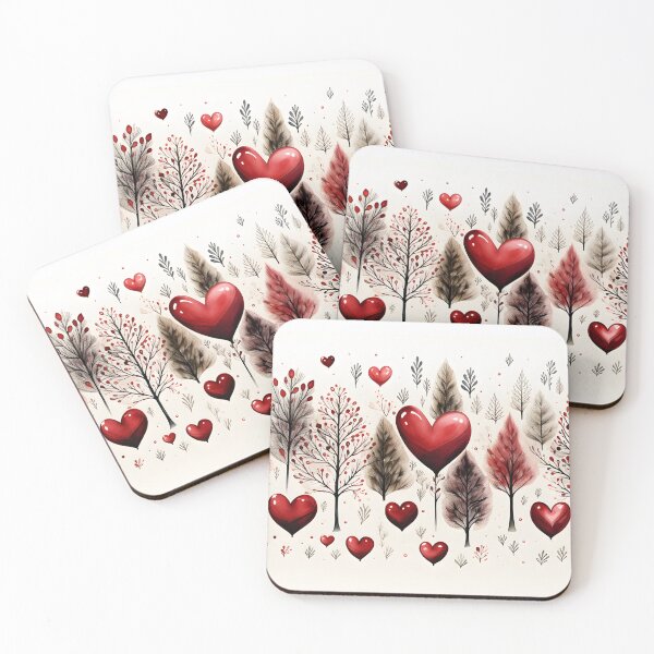 Item preview, Joyous Heart seamless pattern designed and sold by MeawExoplanet.