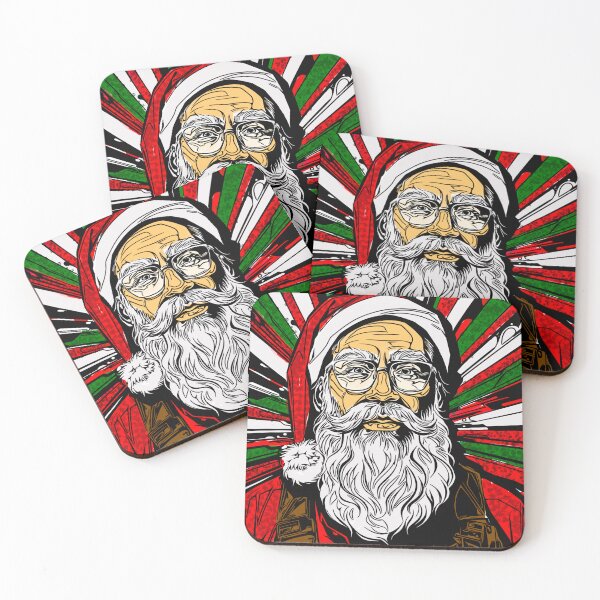 Item preview, Jolly Elf v3, cookies and milk, funny Santa design designed and sold by mwebba2005.