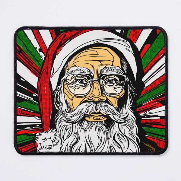 Item preview, Jolly Elf v3, cookies and milk, funny Santa design designed and sold by AW2 Designs.