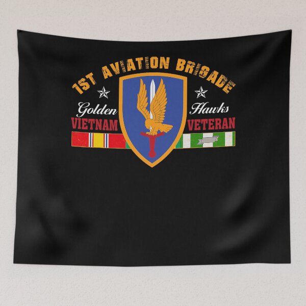 Item preview, 1st Aviation Brigade Vietnam Veteran Golden Hawks Father Day designed and sold by defabiosofxs.