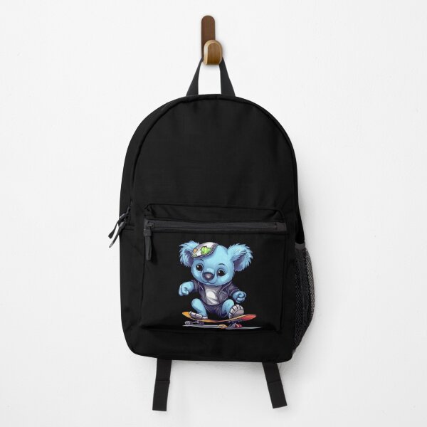 Item preview, Colorful laughing koala bear skating - a beautiful sight designed and sold by WallGemsArt.