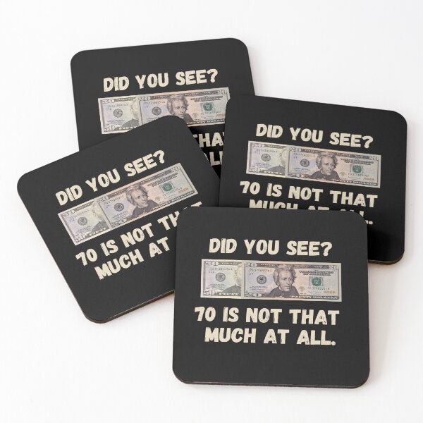 Item preview, Funny 70th Birthday Quotes designed and sold by NNisu.