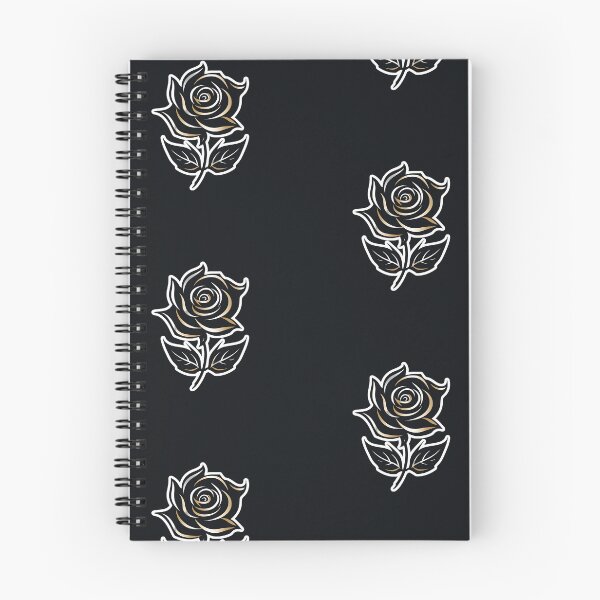 Item preview, Rose Black Clean Lines designed and sold by LDJBlank.