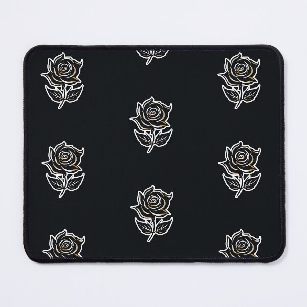Item preview, Rose Black Clean Lines designed and sold by LDJBlank.