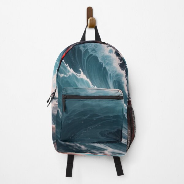 Artikelvorschau, Bedruckte T-Shirts und Hoodies mit Monster-Tsunami-Grafiken entworfen und verkauft von OutdoorArtistry.