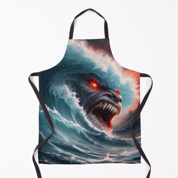Artikelvorschau, Bedruckte T-Shirts und Hoodies mit Monster-Tsunami-Grafiken entworfen und verkauft von OutdoorArtistry.