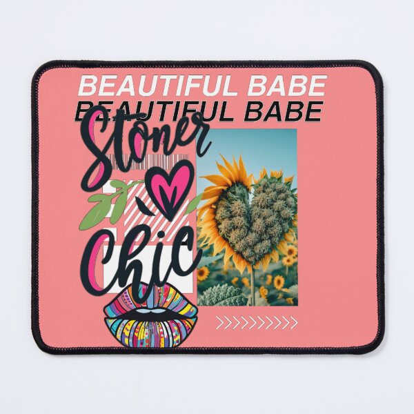 Item preview, Beautiful Babe StonerChic Fun Funny Colorful Popart Style designed and sold by ShopSunday.