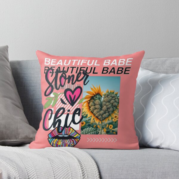 Item preview, Beautiful Babe StonerChic Fun Funny Colorful Popart Style  designed and sold by ShopSunday.