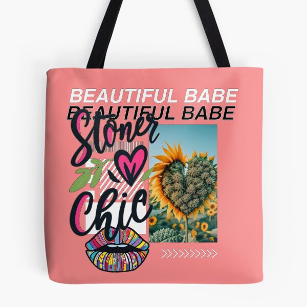 Item preview, Beautiful Babe StonerChic Fun Funny Colorful Popart Style  designed and sold by ShopSunday.