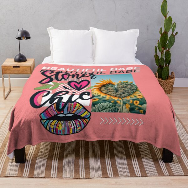 Item preview, Beautiful Babe StonerChic Fun Funny Colorful Popart Style  designed and sold by ShopSunday.