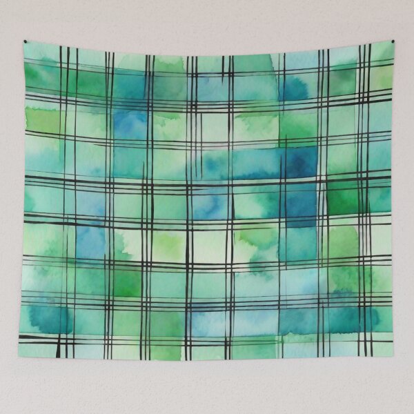 Item preview, blue green designed and sold by MoxisWatercolor.